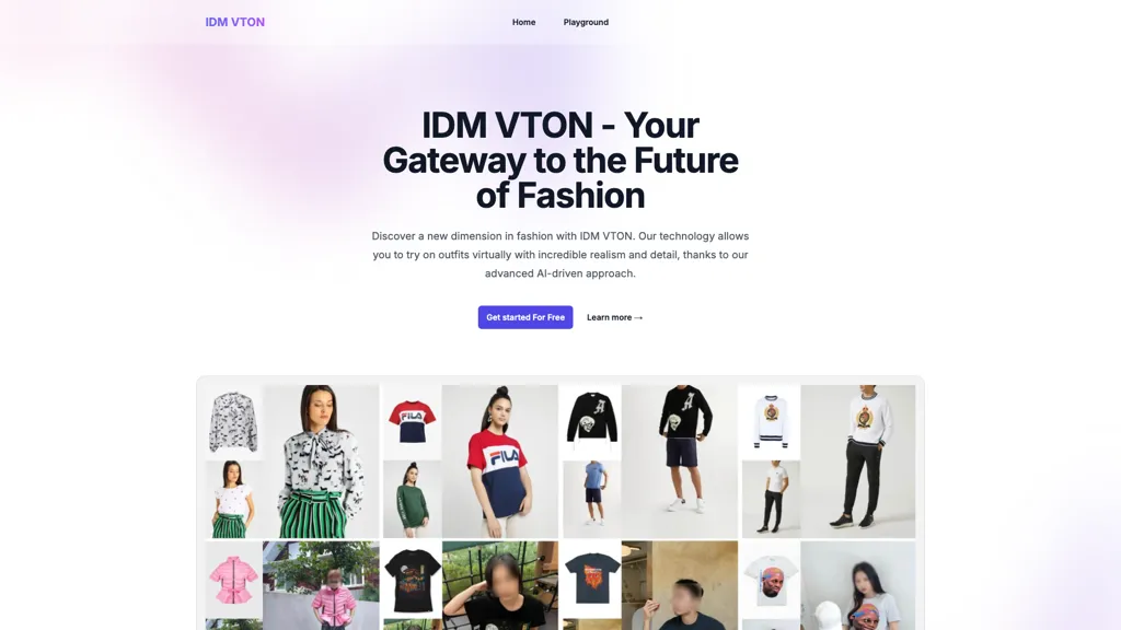 IDM VTON screenshot