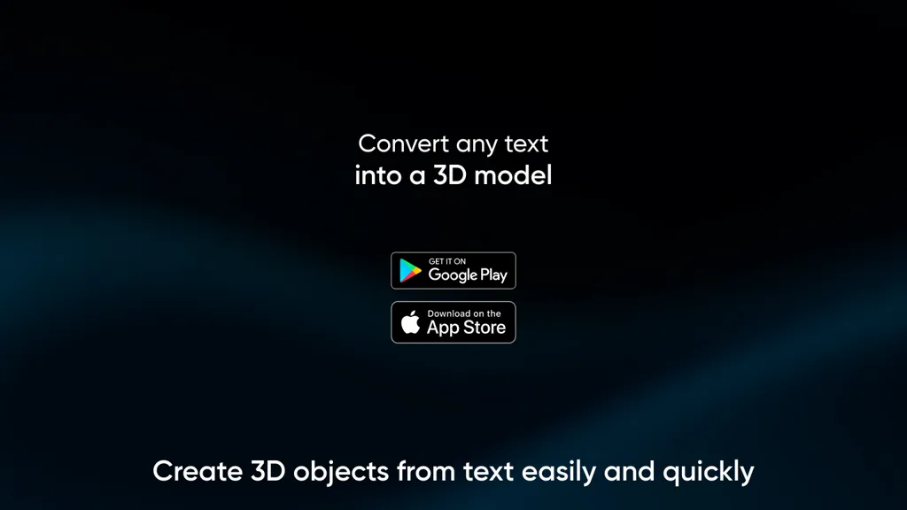 TextTo3D