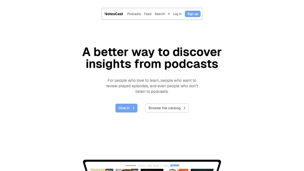 NotesCast screenshot