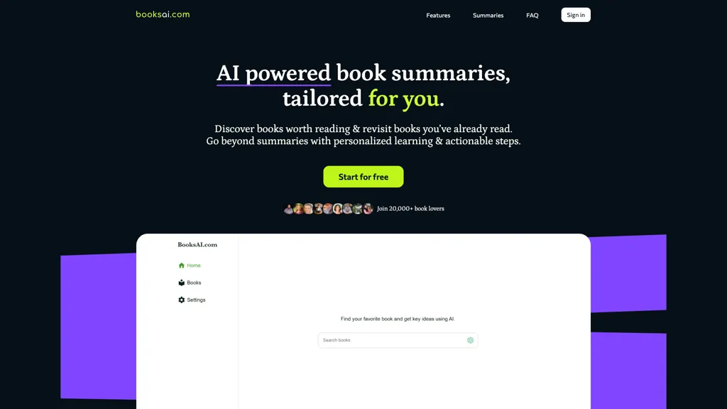Booknotes screenshot