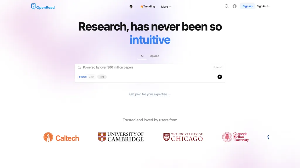 OpenRead screenshot