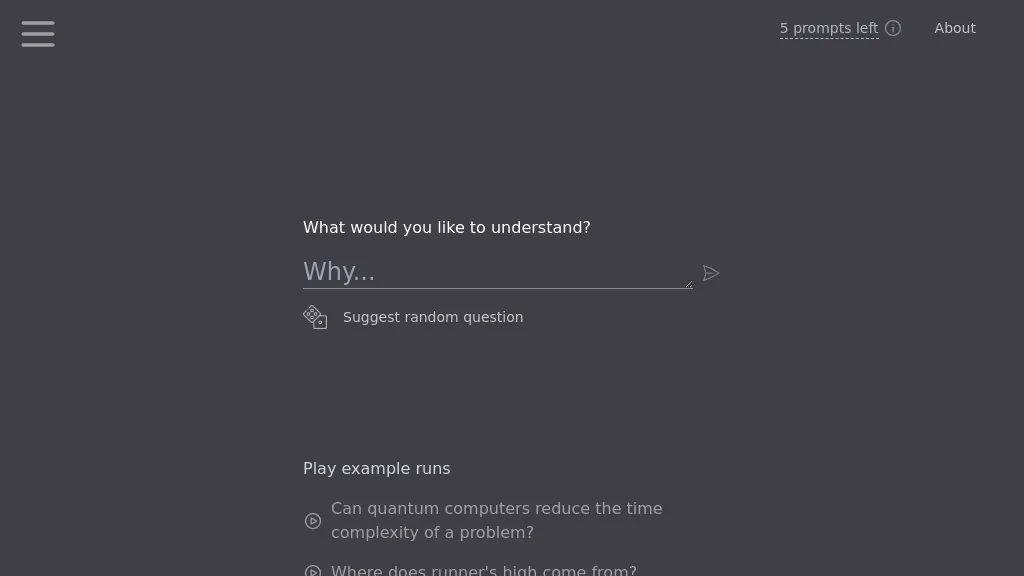 WhyBot screenshot