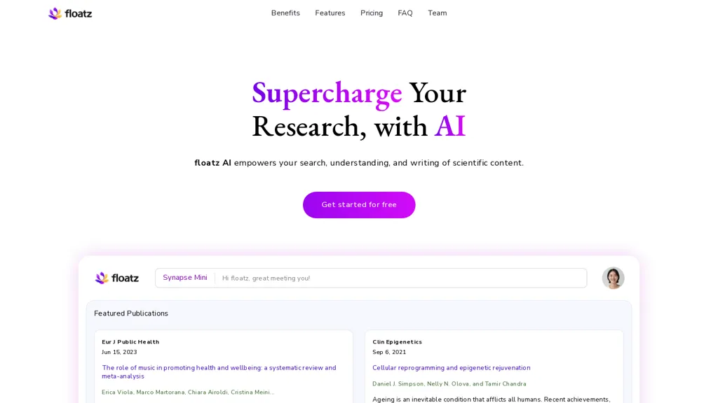 floatz AI screenshot