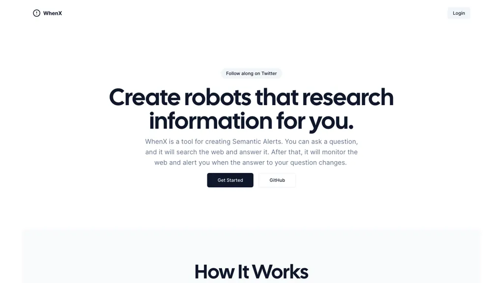 WhenX screenshot