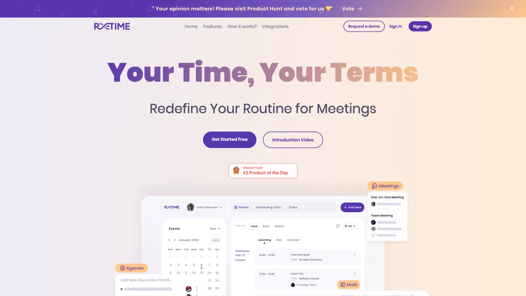 Retime screenshot