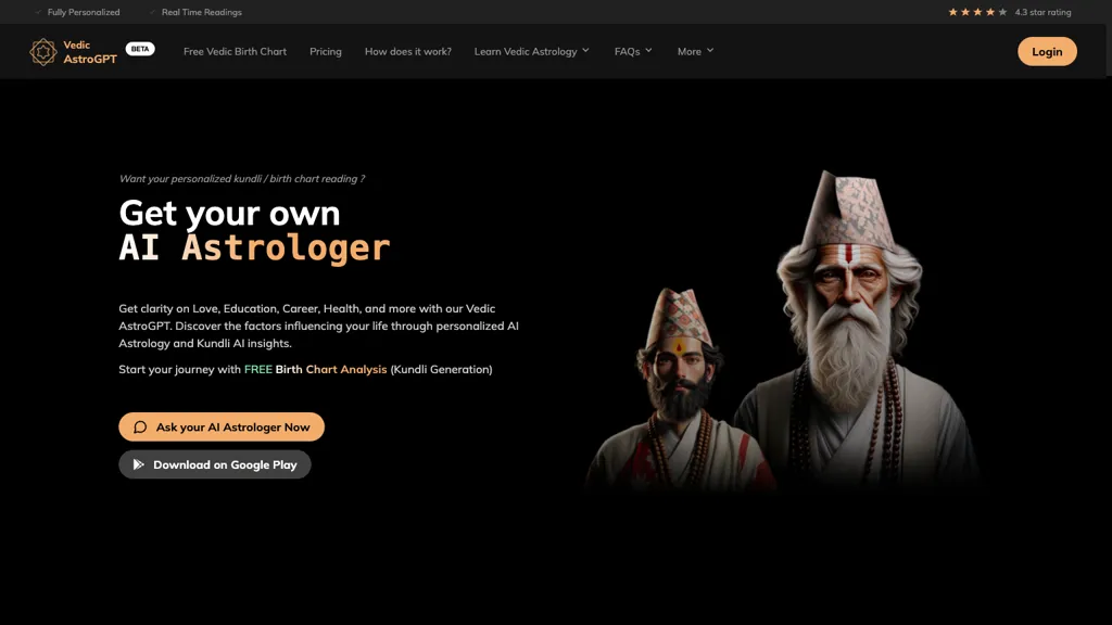 Vedic AstroGPT screenshot