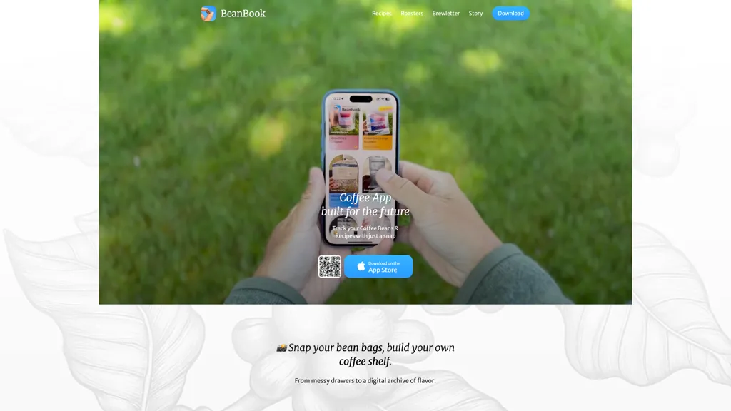 BeanBook screenshot