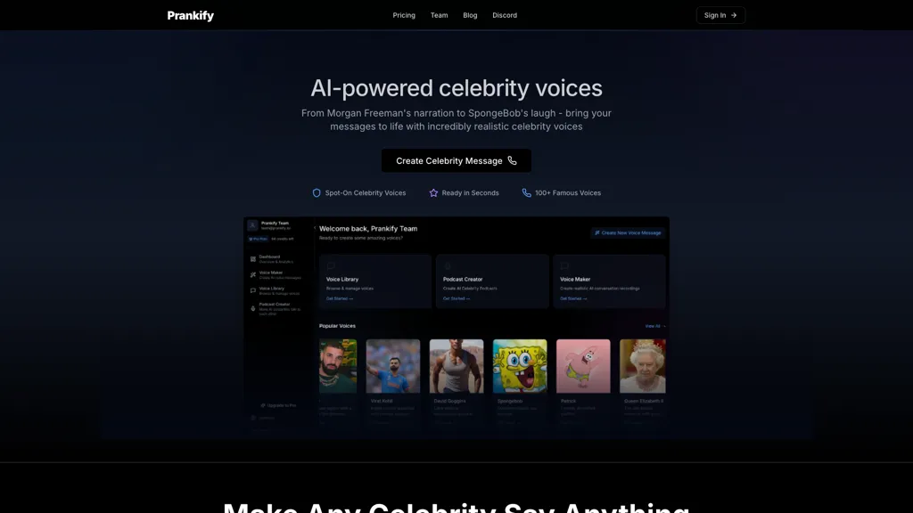 Prankify ai screenshot