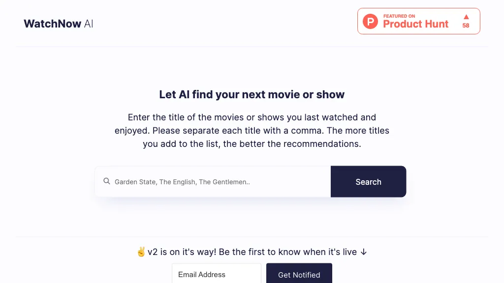 WatchNow screenshot