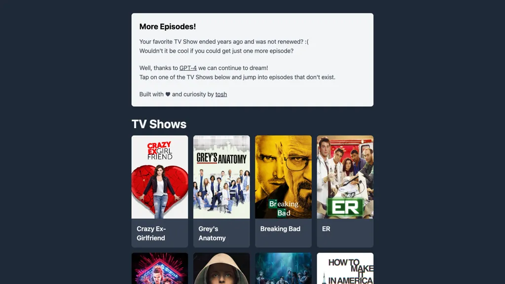 More Episodes! screenshot