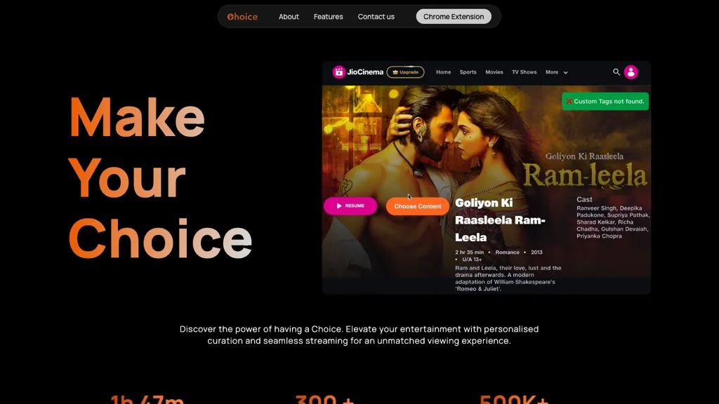 Choice screenshot