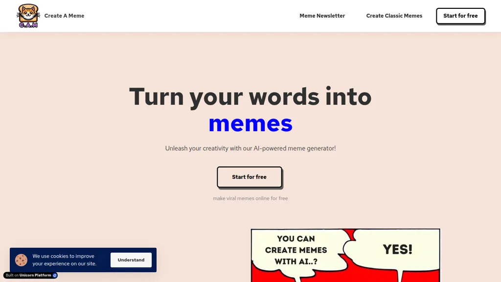 Create A Meme (C.A.M) screenshot