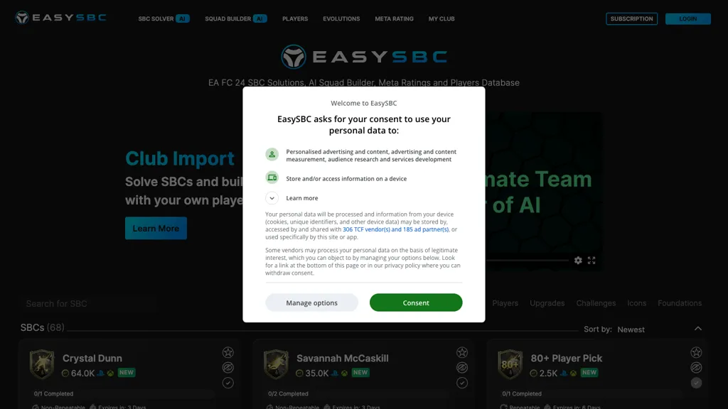 EasySBC screenshot