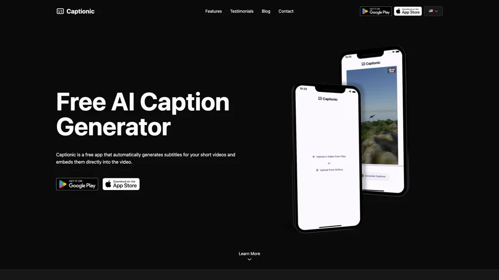 Captionic screenshot