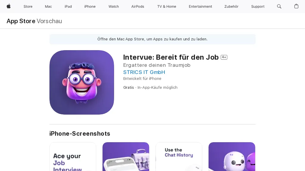 Intervue screenshot