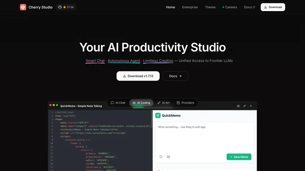 Cherry Studio screenshot