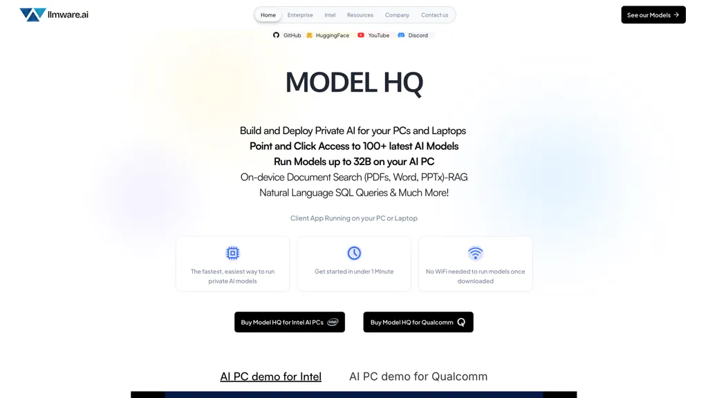 LLMWare.ai screenshot