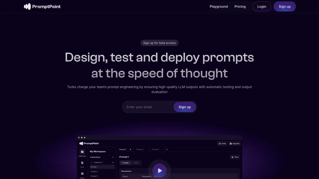 PromptPoint screenshot