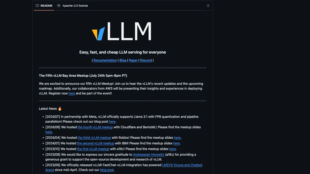 Vllm screenshot