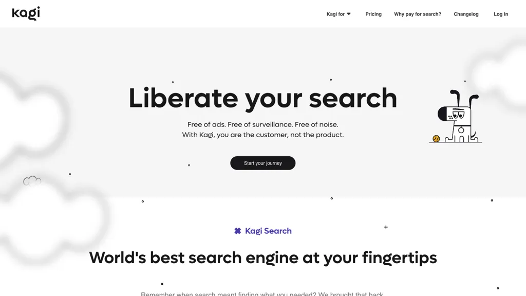 Kagi.com screenshot
