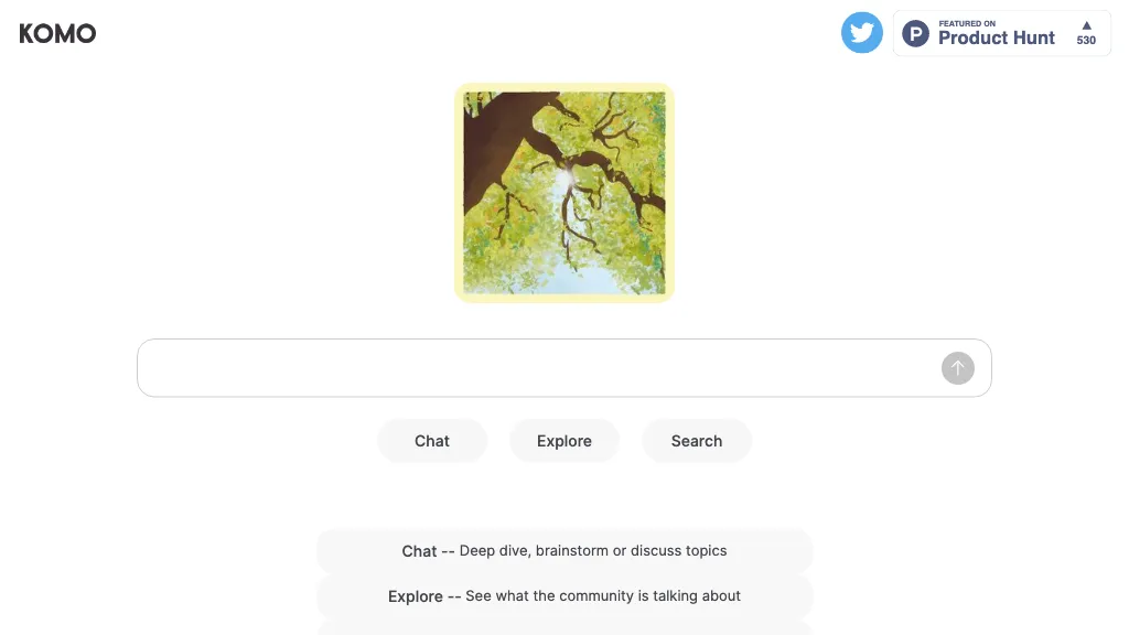 Komo Search screenshot