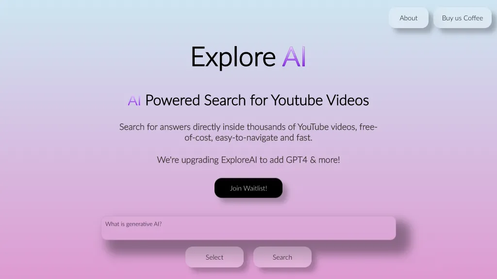 Explore AI screenshot