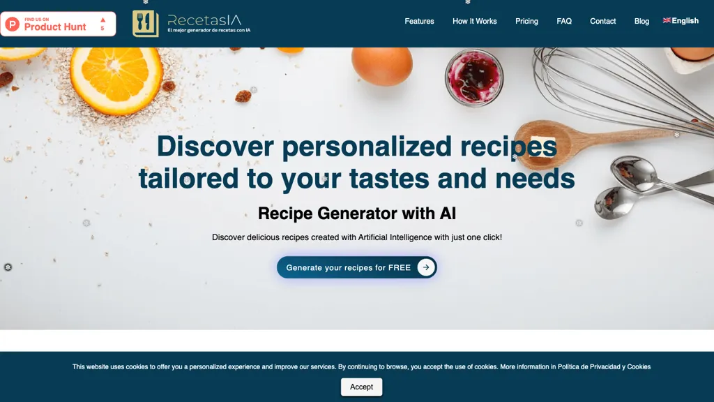 RecetasIA screenshot