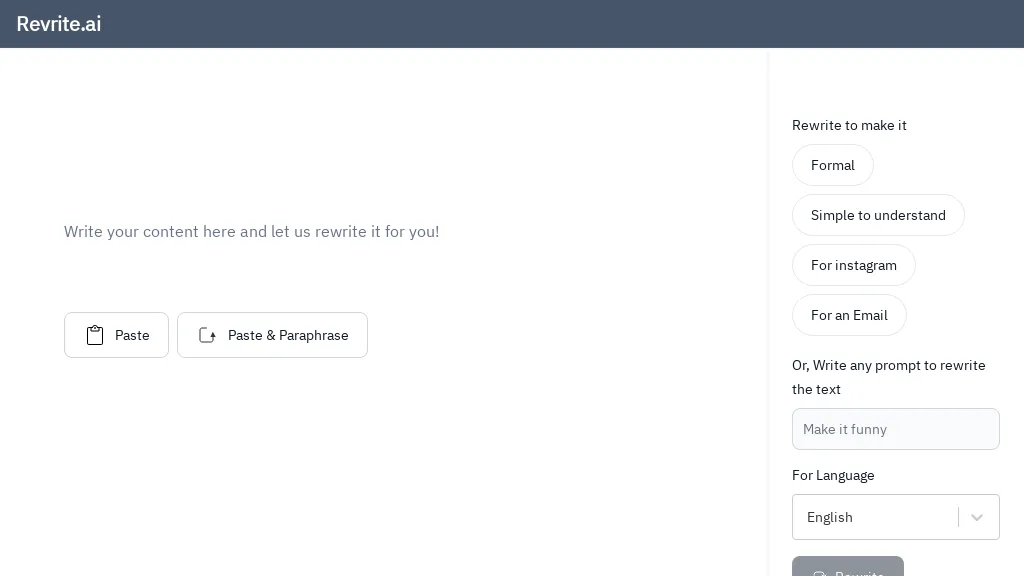 Revrite screenshot