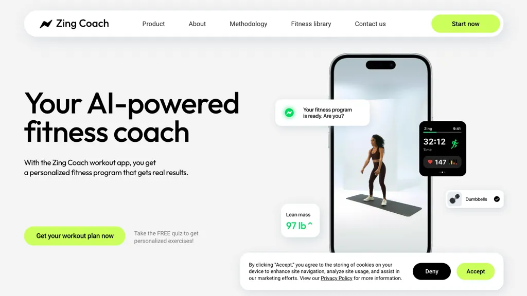Zing.coach screenshot