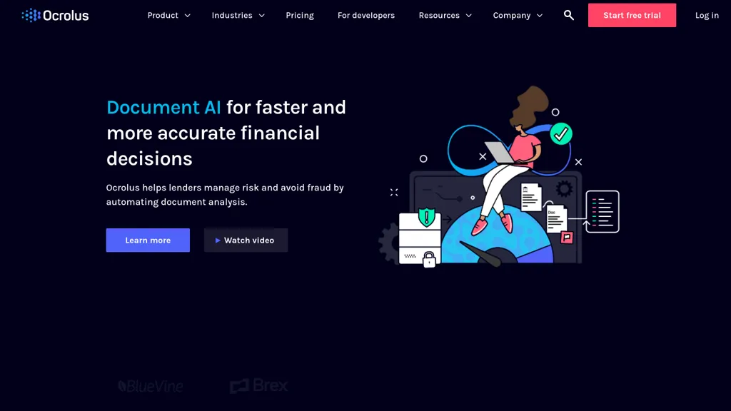 ocrolus.com screenshot