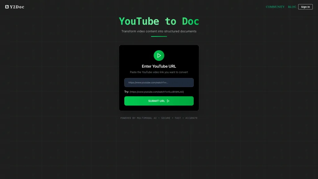 y2doc screenshot