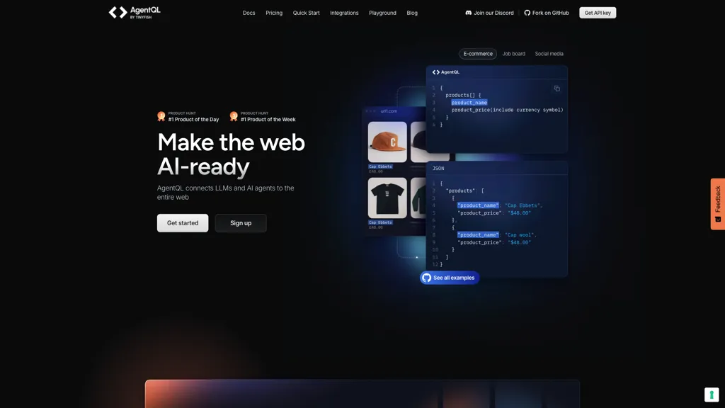 AgentQL screenshot