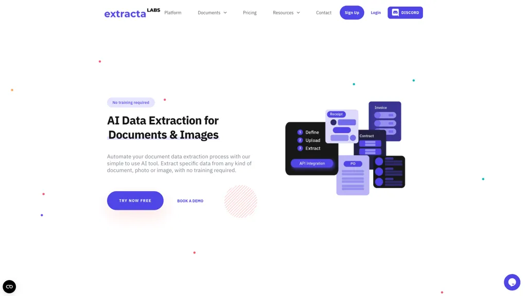 Extracta screenshot