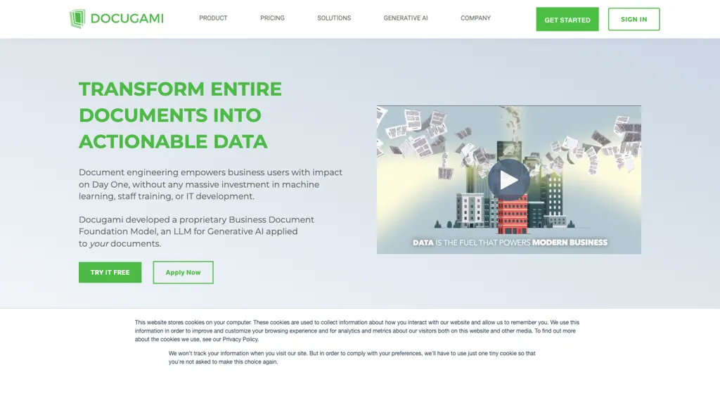 docugami screenshot