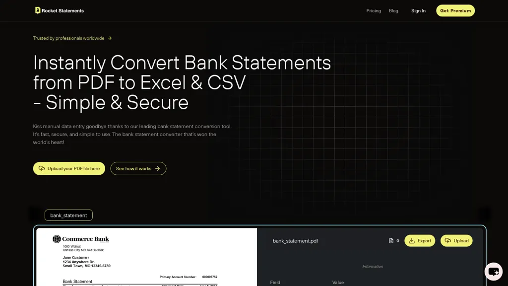 Rocket Statements screenshot
