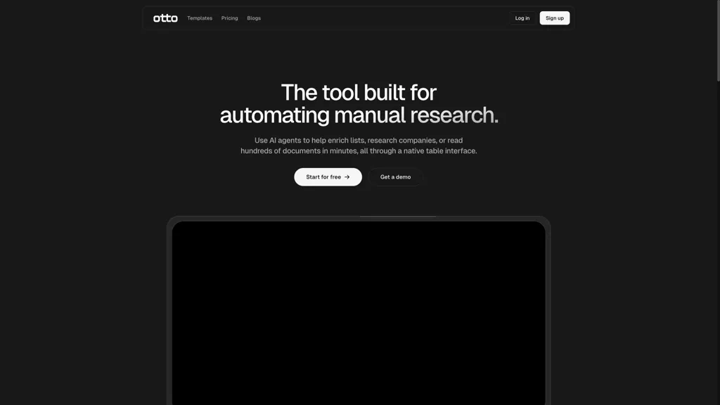 Ottogrid screenshot