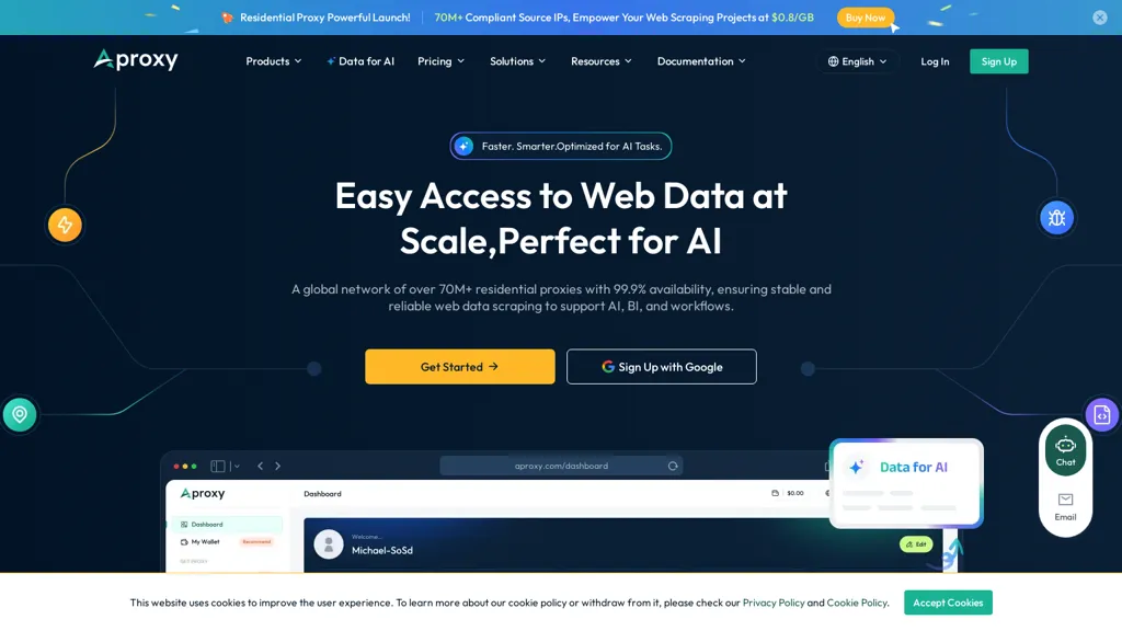 AProxy screenshot