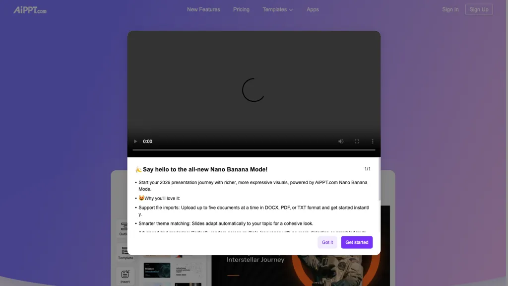 AiPPT screenshot