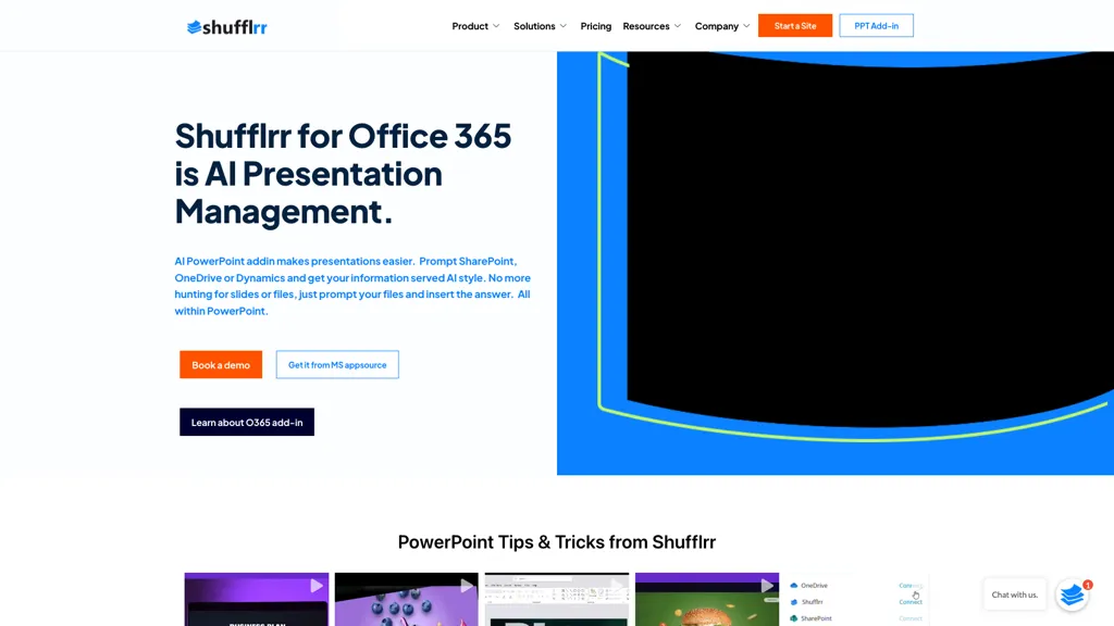 shufflrr.com screenshot