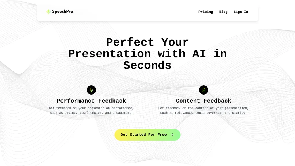 SpeechPro screenshot