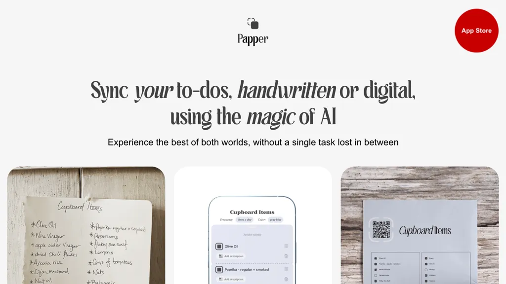 Papper screenshot