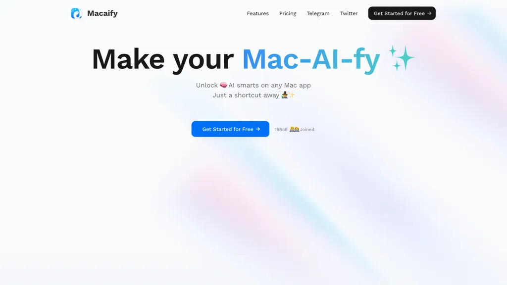 Macaify screenshot