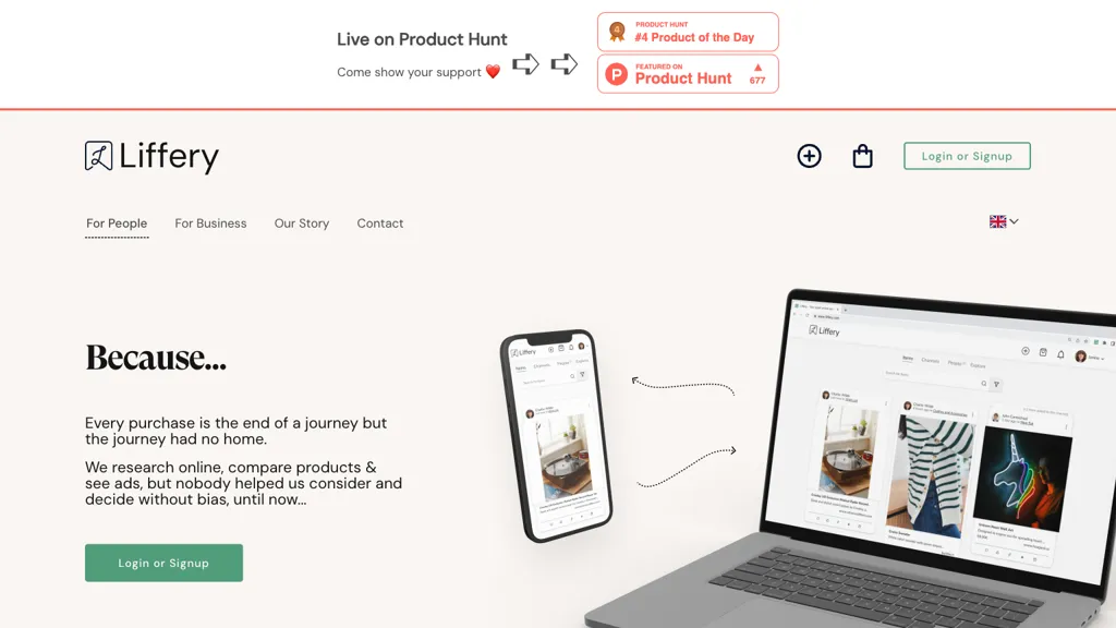 Liffery screenshot