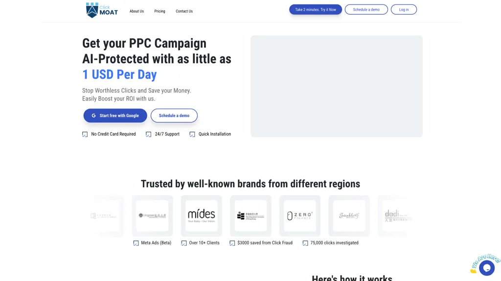 ClickMoat screenshot