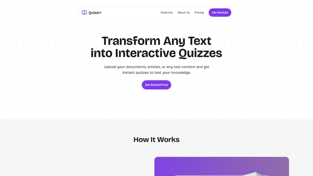 Quizzrr screenshot