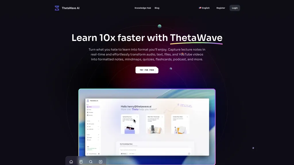 ThetaWave AI screenshot