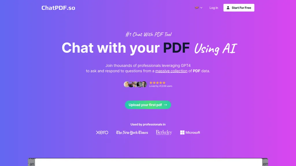 ChatPdf.so screenshot