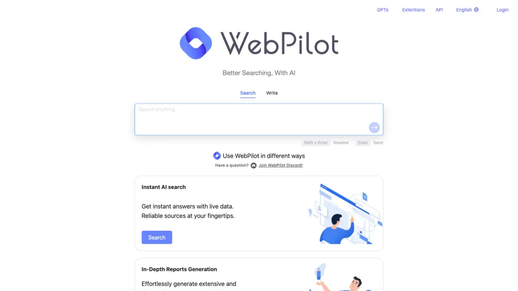 WebPilot.ai screenshot