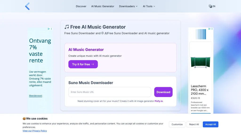 Suno Music Downloader screenshot