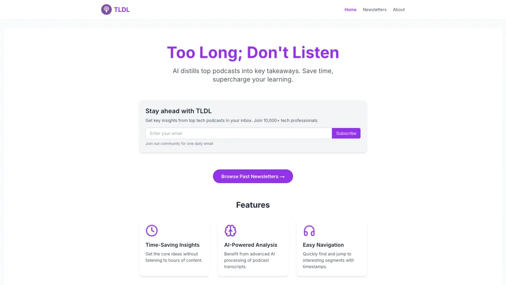 TLDL screenshot